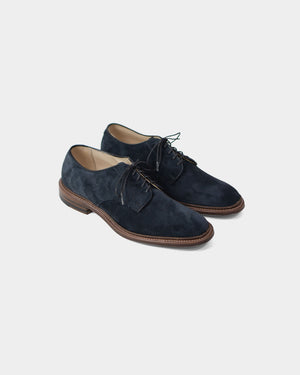 Open image in slideshow, Unlined Plain Toe Blucher 29331F | Navy Blue Suede / Barrie
