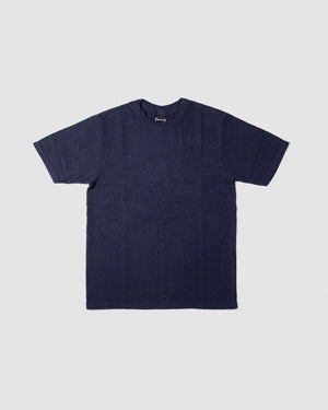 No. 8 Slub Nep Short Sleeve T-Shirt 652321 | Indigo