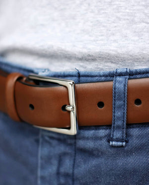 Open image in slideshow, Leather Belt, Anderson&#39;s - The Signet Store
