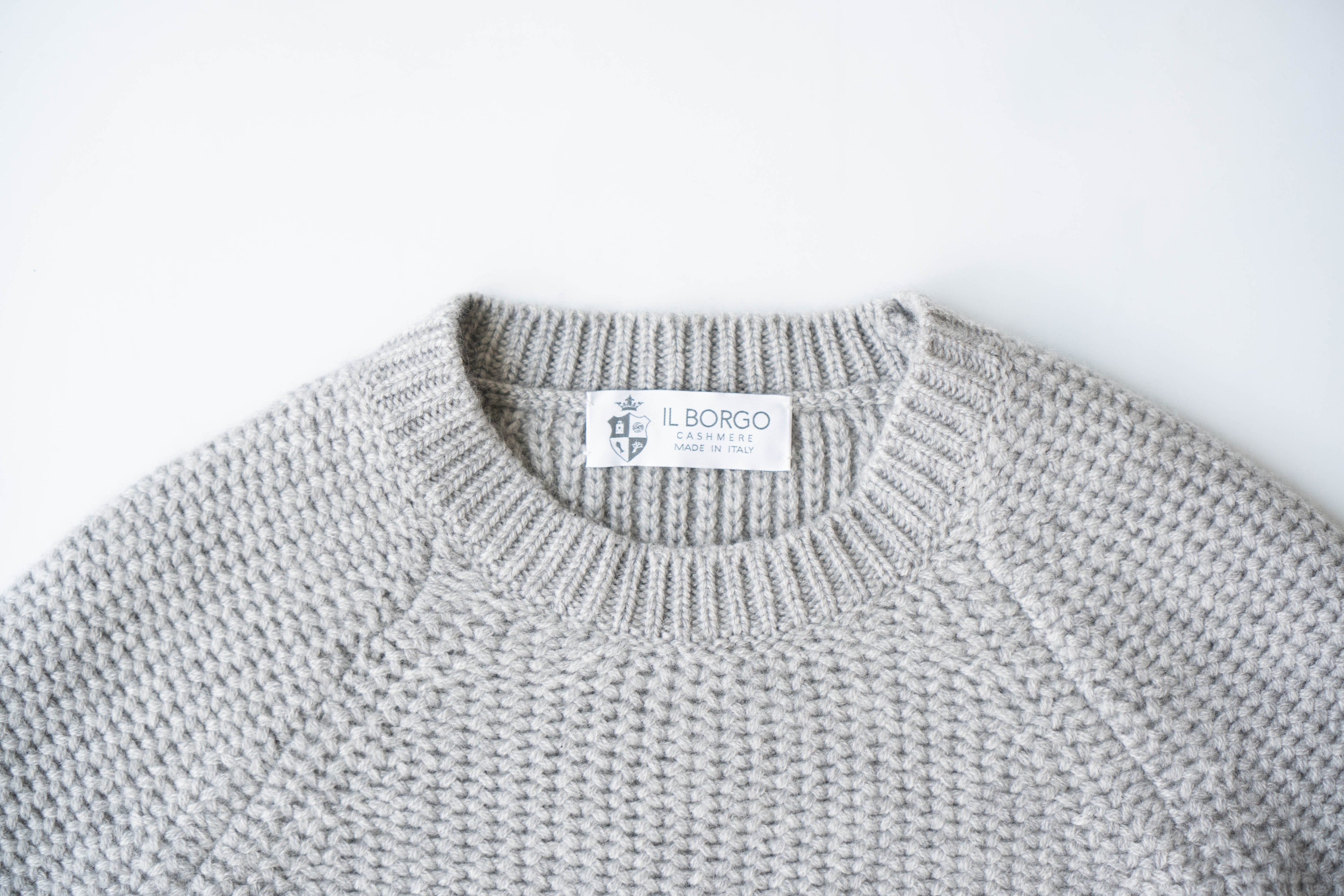 Girocollo M-Raglan Nido D'Ape | Knit Sweater