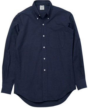 Open image in slideshow, Vintage Ivy Archives Button Down Oxford Shirt - PMGS2929 | Navy
