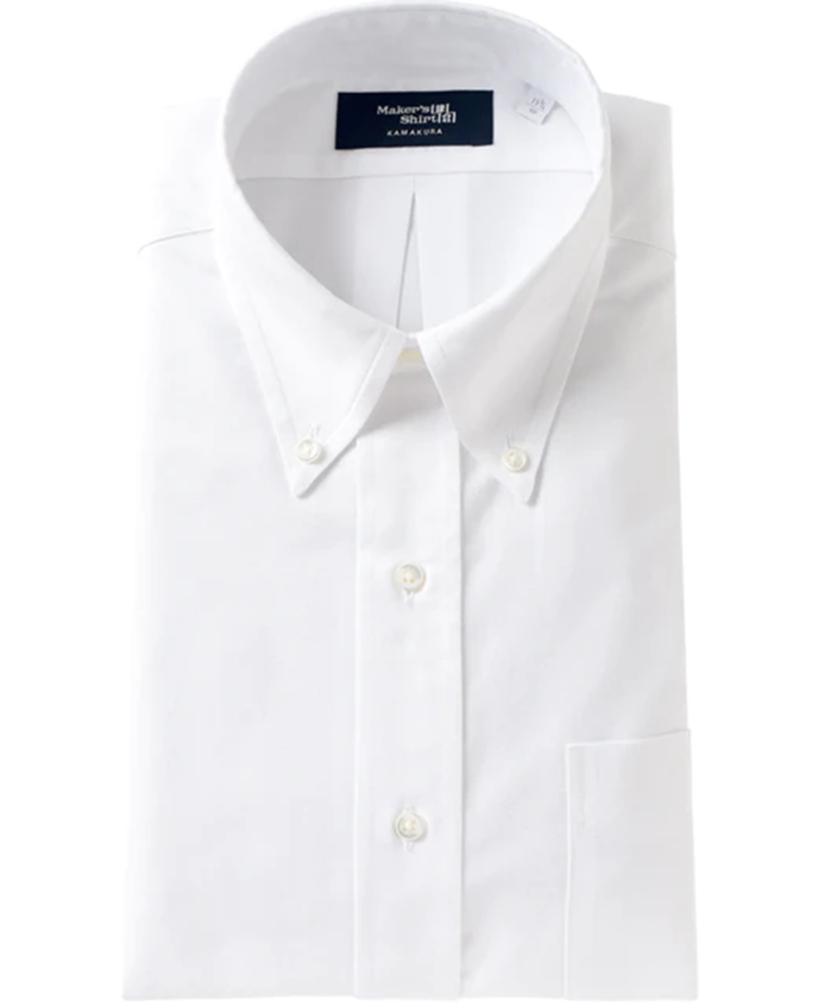 New York Slim Fit Sport Button Down Oxford Shirt - PMOR1110 | White