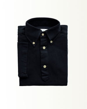 Open image in slideshow, Friday Polo Buttondown Short Sleeves | Navy
