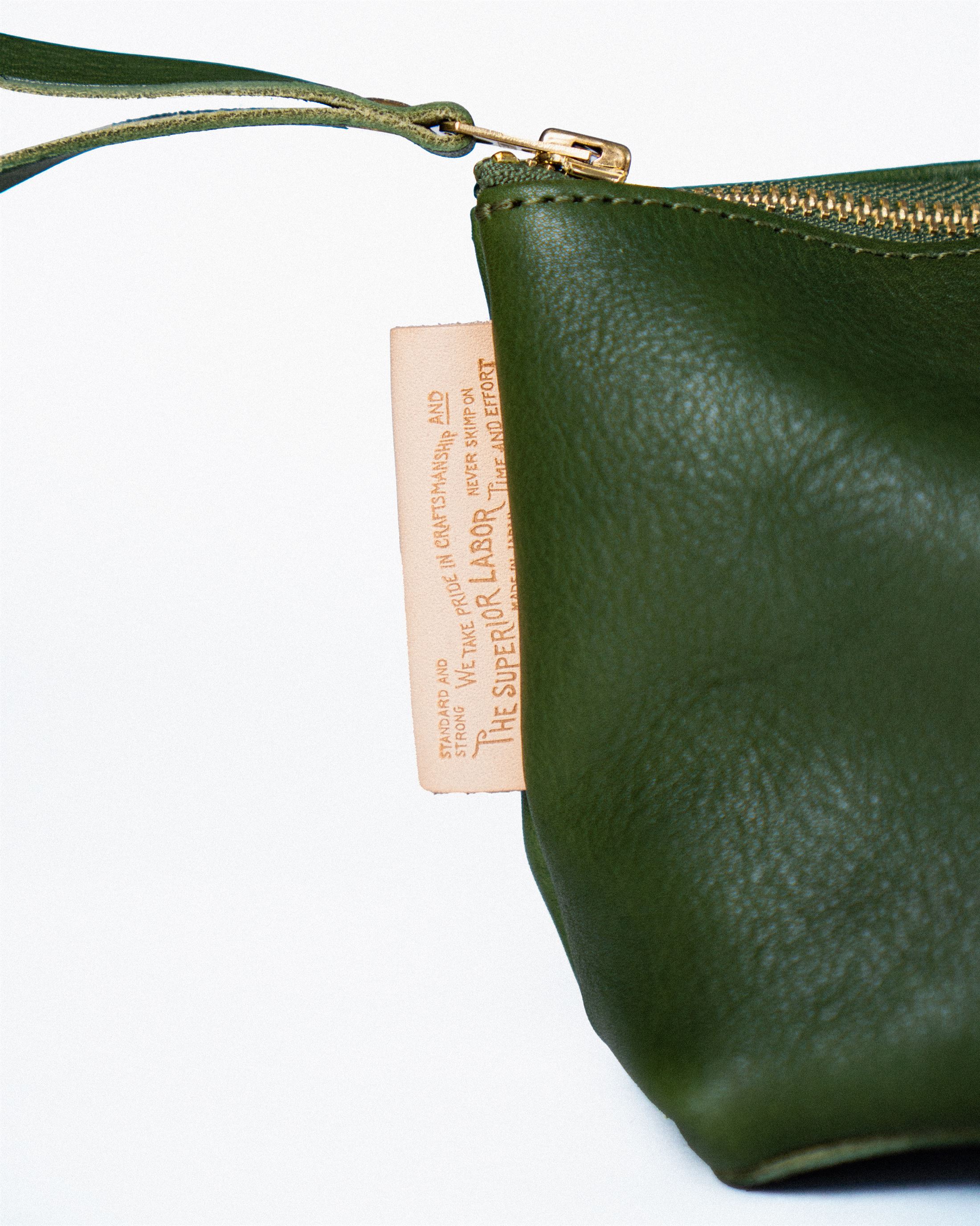 Leather Pouch S | Green