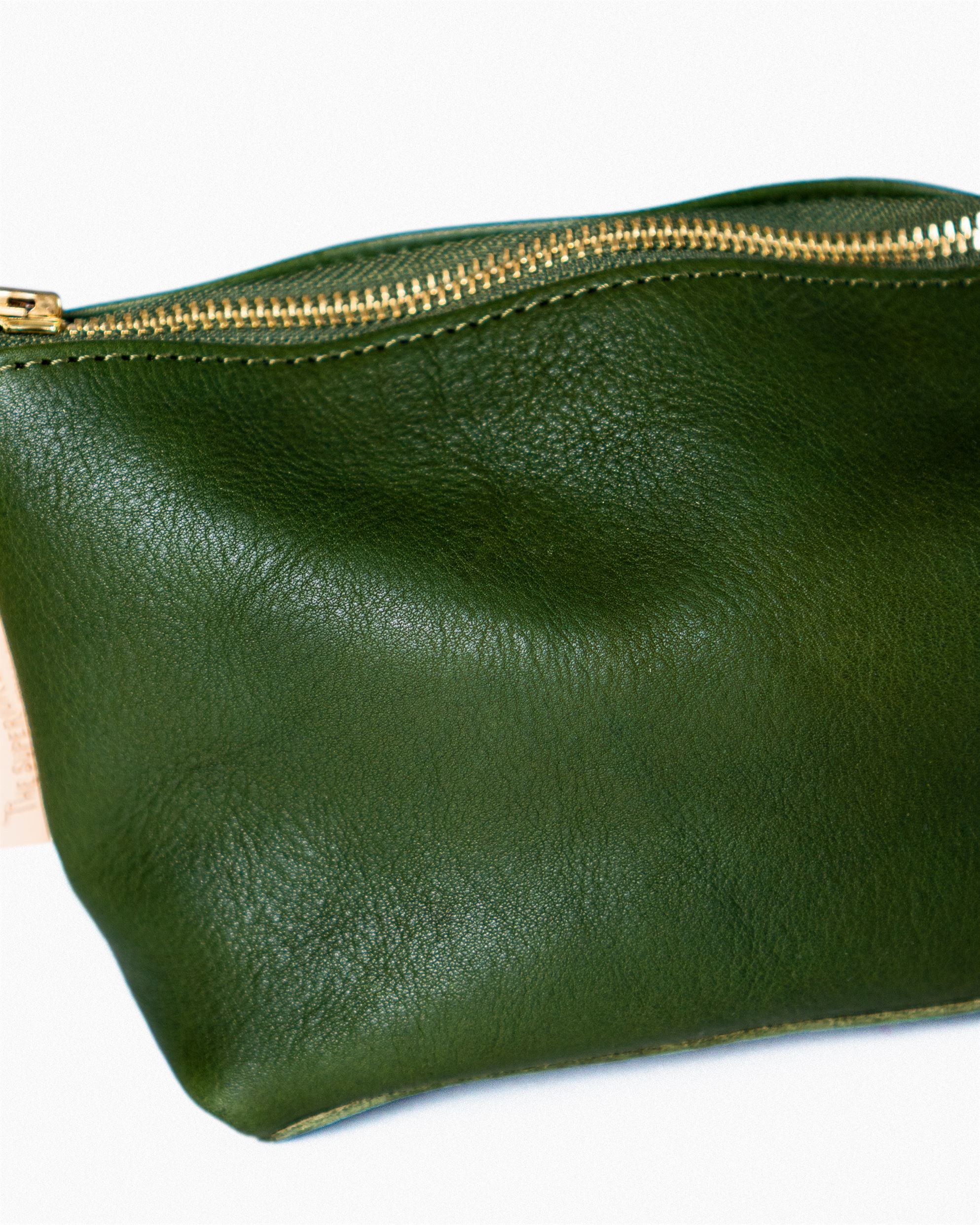 Leather Pouch S | Green
