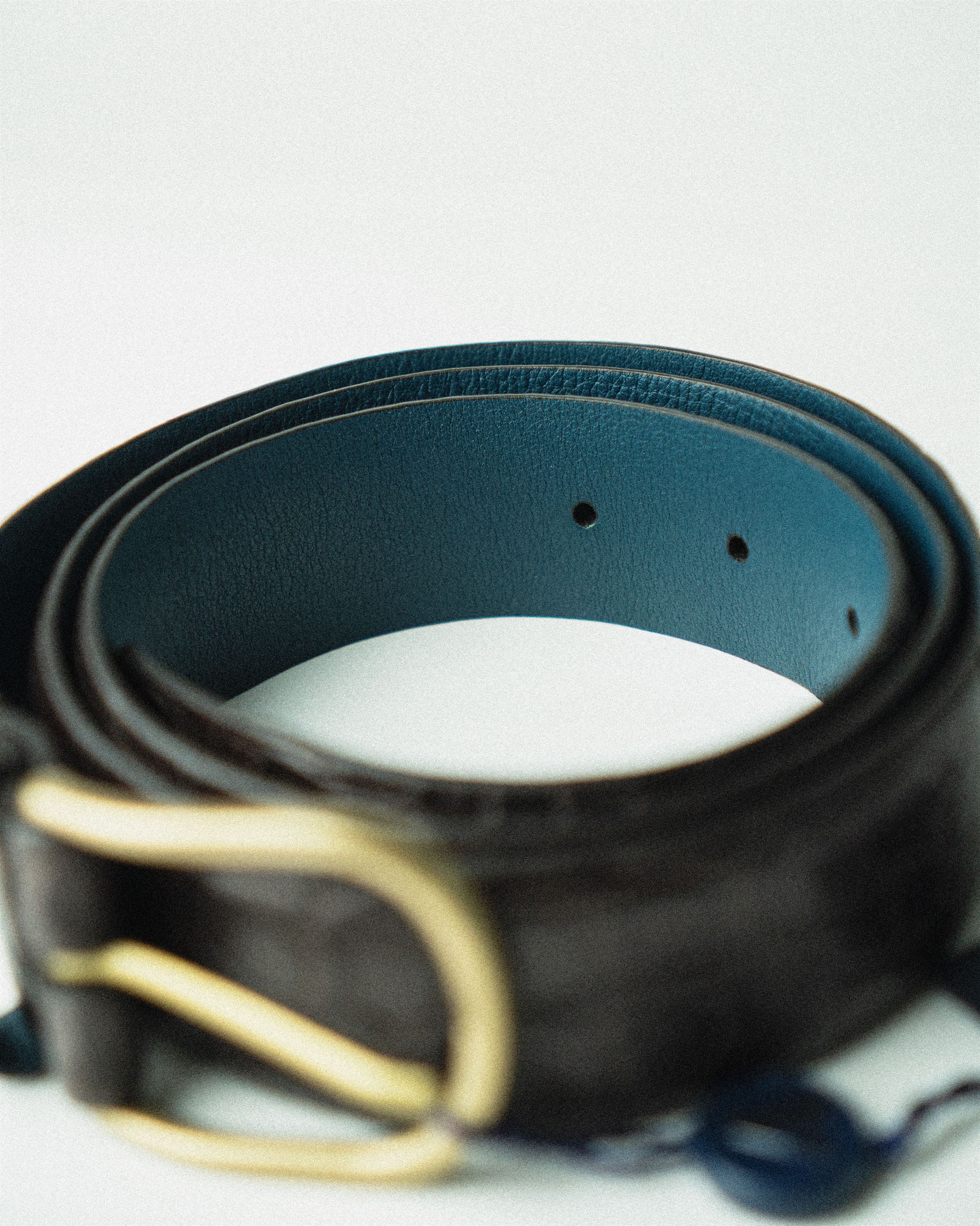 Caiman Leather Belt
