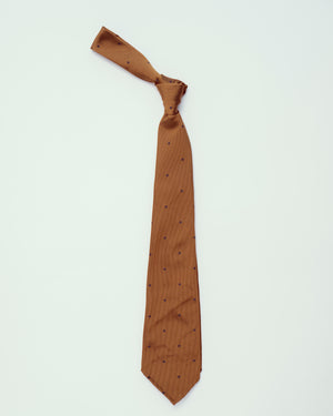 Gold w/ Micro Pattern | 100% Silk, Tie Your Tie - The Signet Store