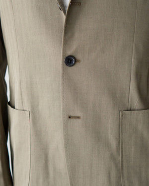 Khaki Herringbone Suit | RT022S11E