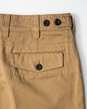 Cotton Flat Front Chino | Tobacco