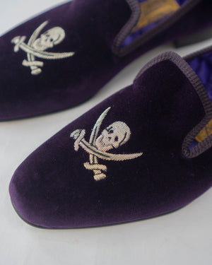 Velvet Albert with Skull & Sabres SGT - 7033K | Regal - Purple Quilt