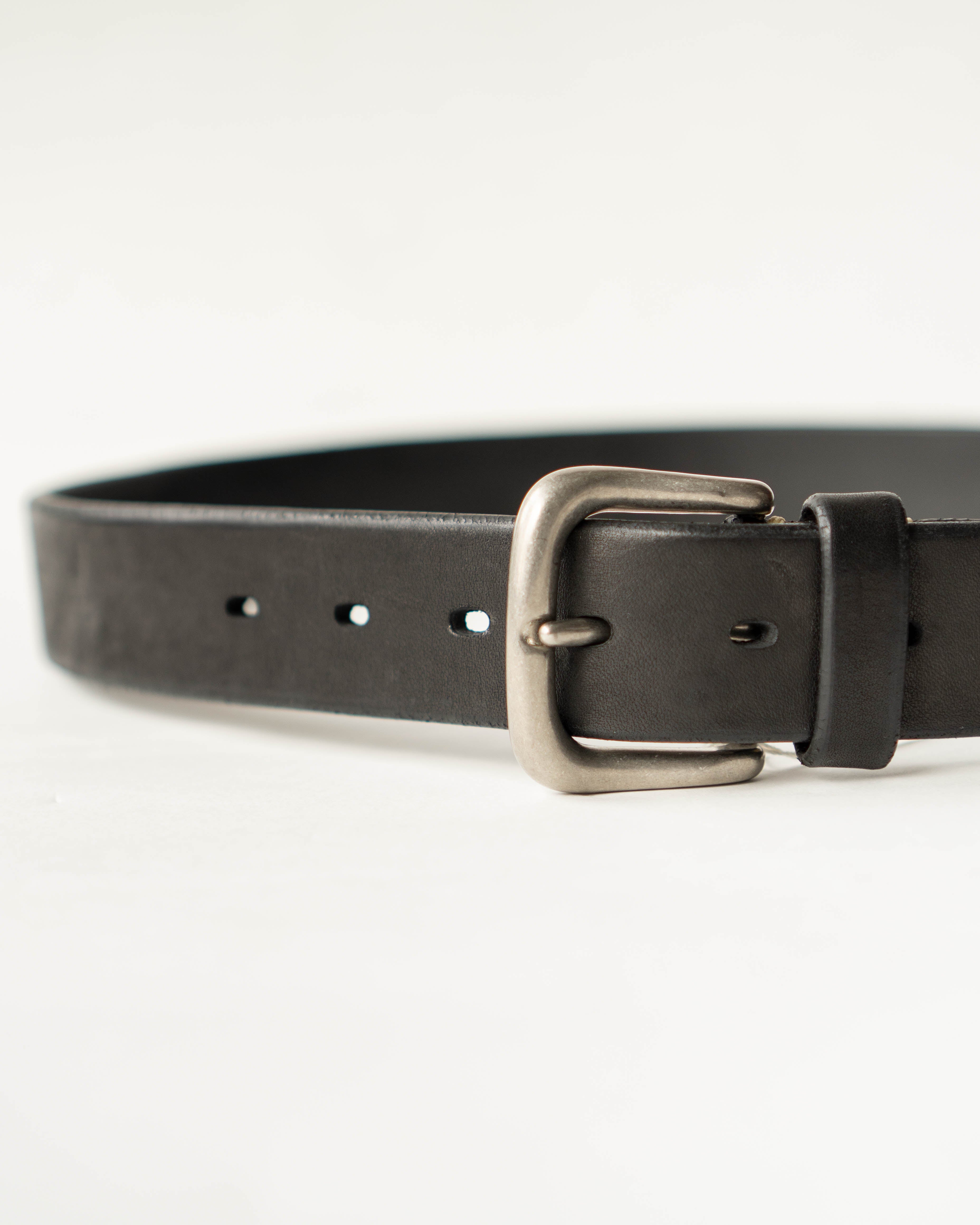 Joe McCoy Bend Leather Belt MA17041 | Black