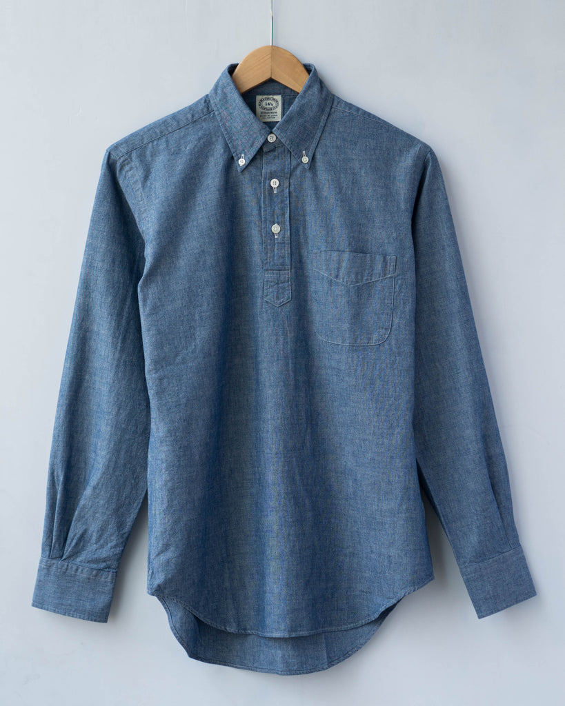 VINTAGE IVY Popover Chambray | Vintage Ivy Fit – The Signet Store