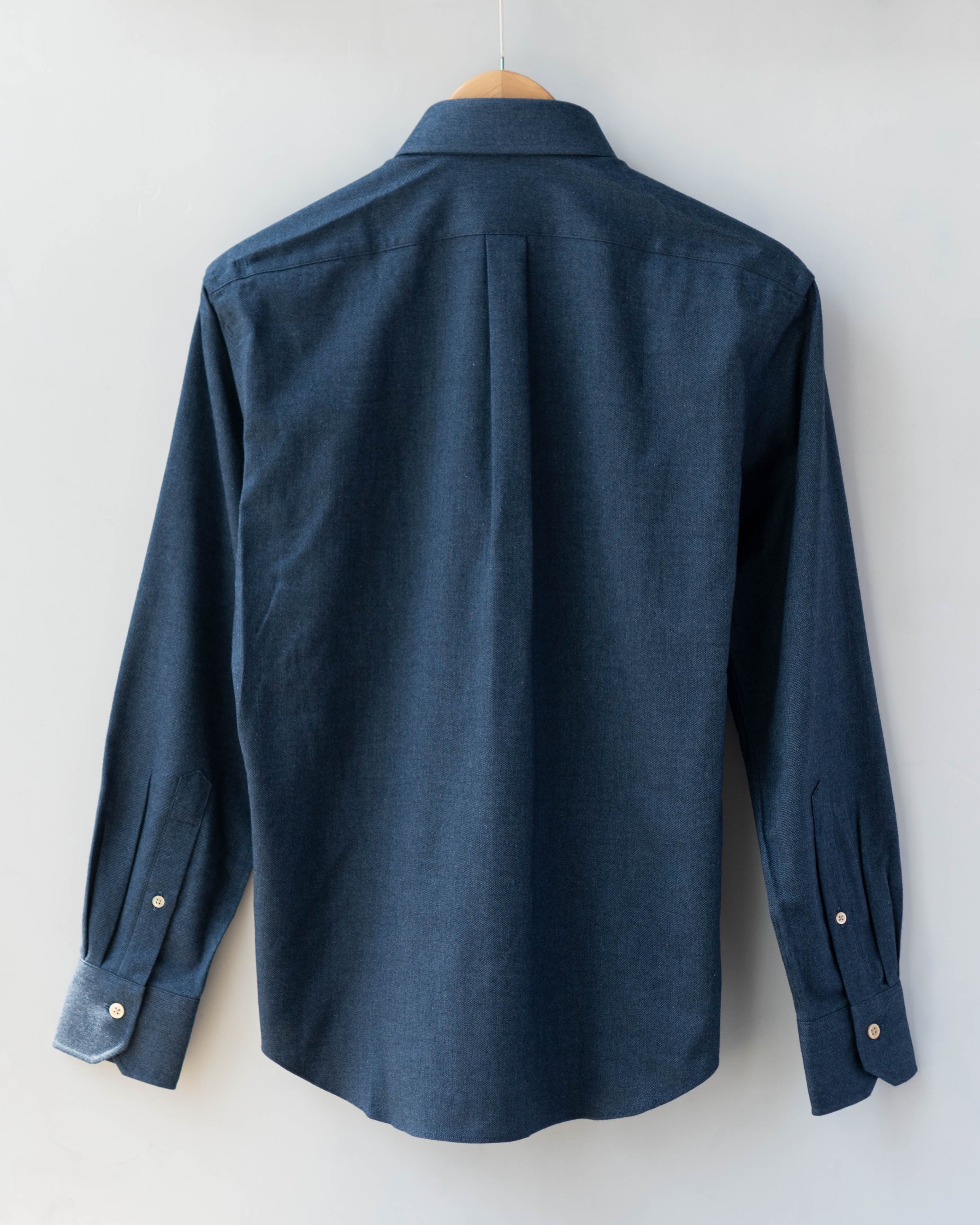 Cashmere Blend Double Pocket Shirt | Tokyo Fit