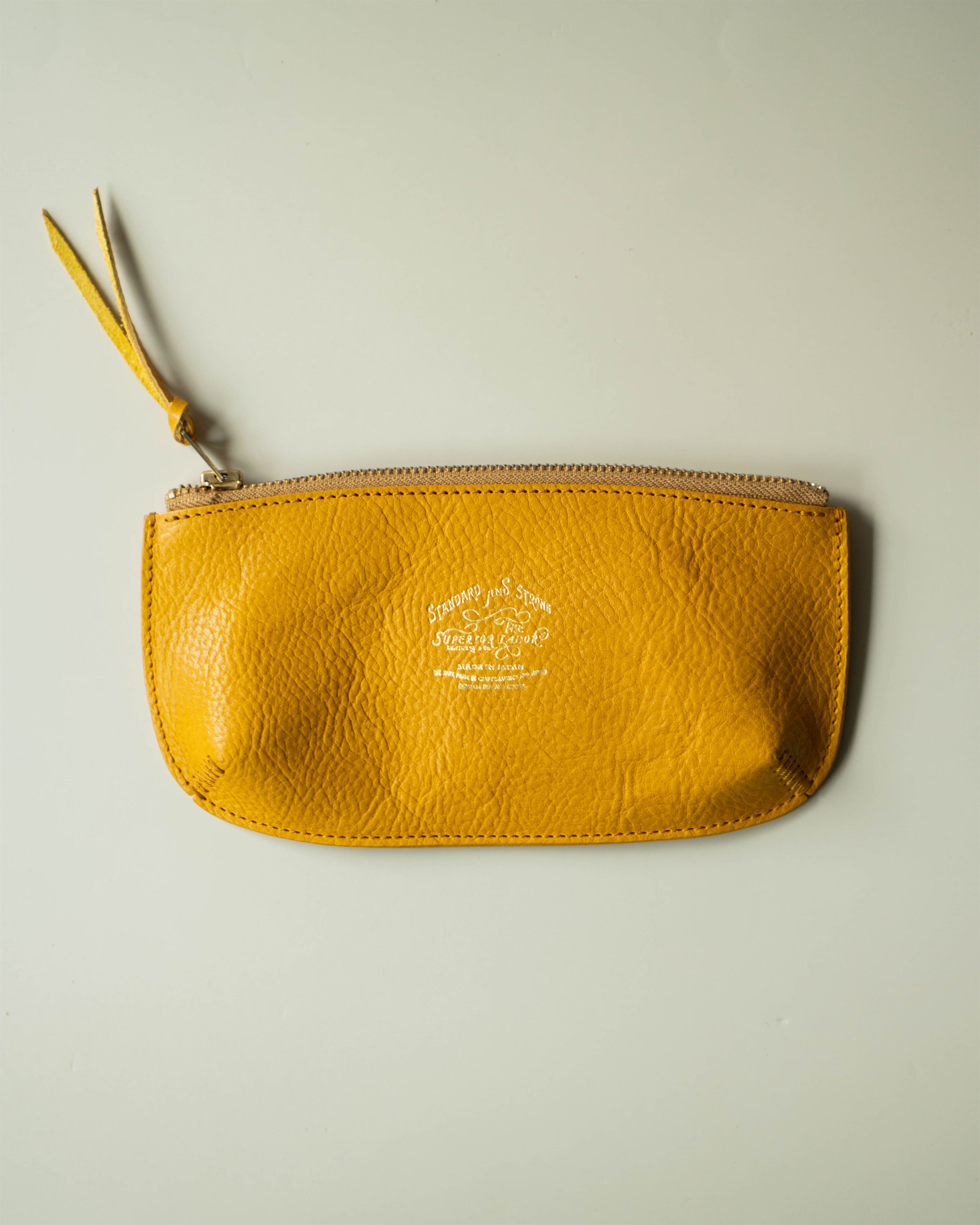 Toscana Leather Pen Case Large | Yellow