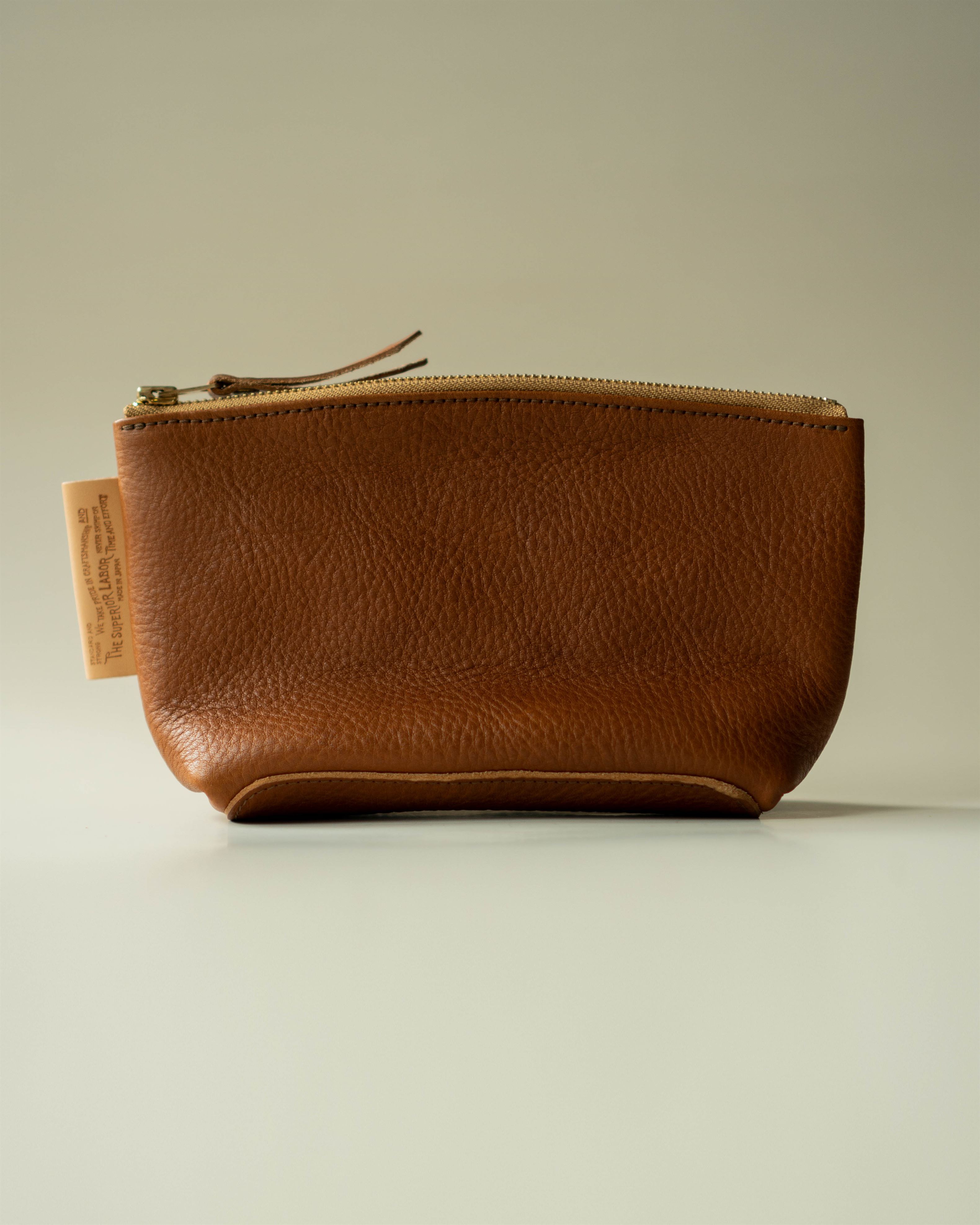 Leather Pouch L | Light Brown