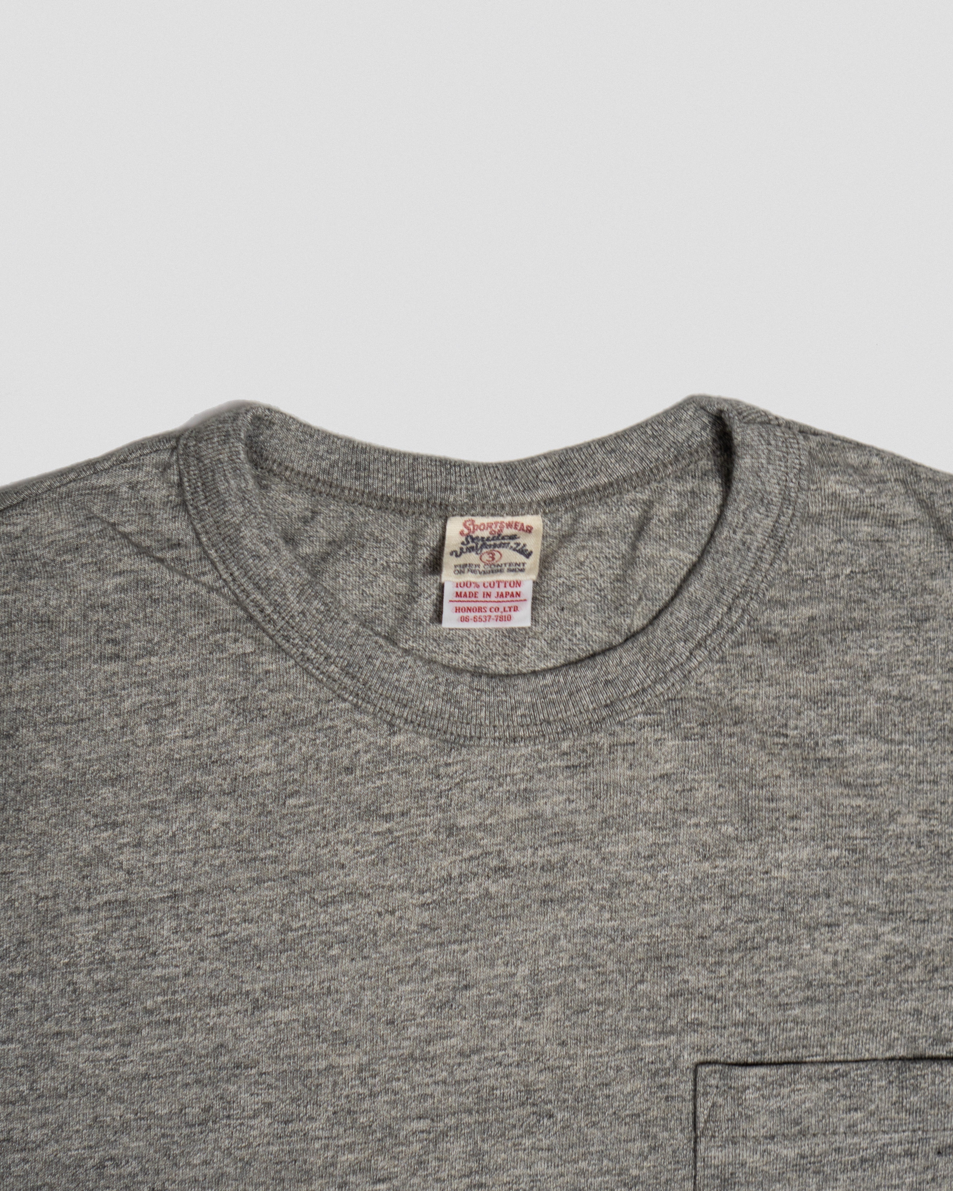Ramayana Crew-Neck Pocket T-Shirt 65RR | Gray