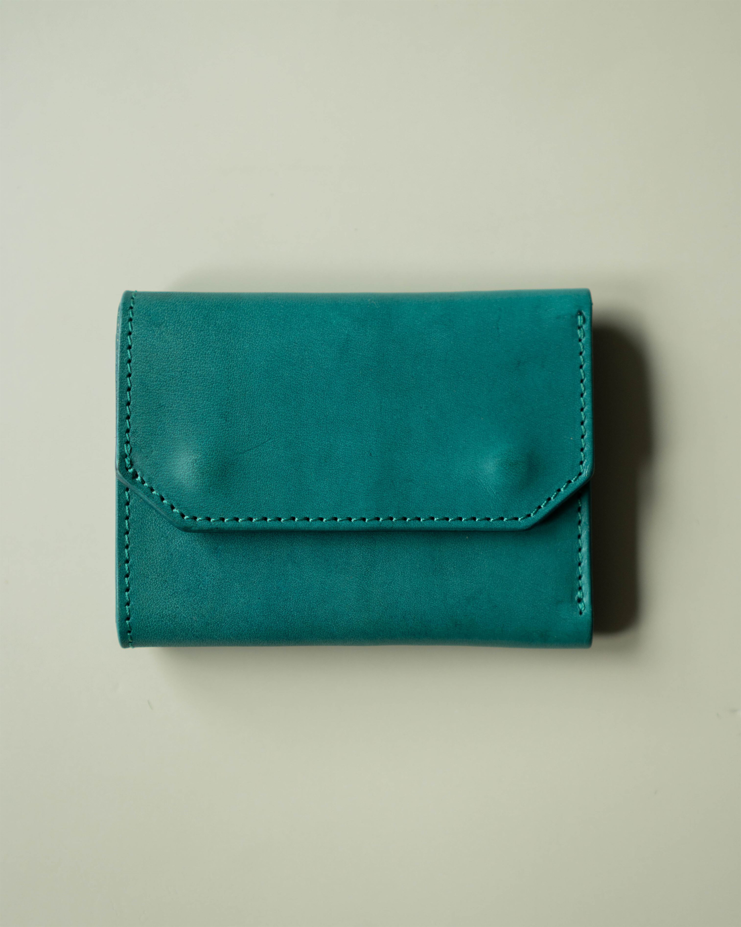Leather Wallet | Turquoise