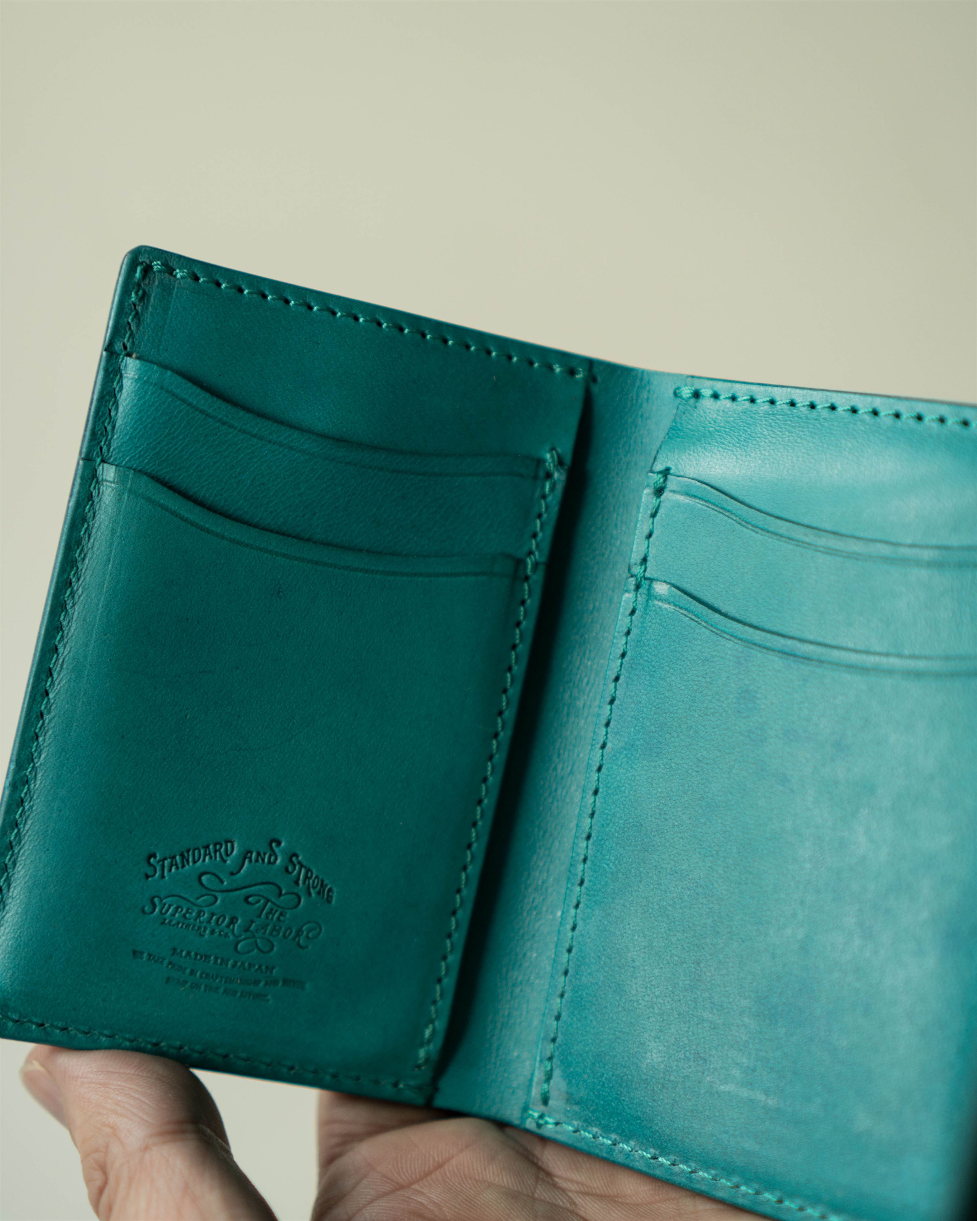 Leather Wallet | Turquoise