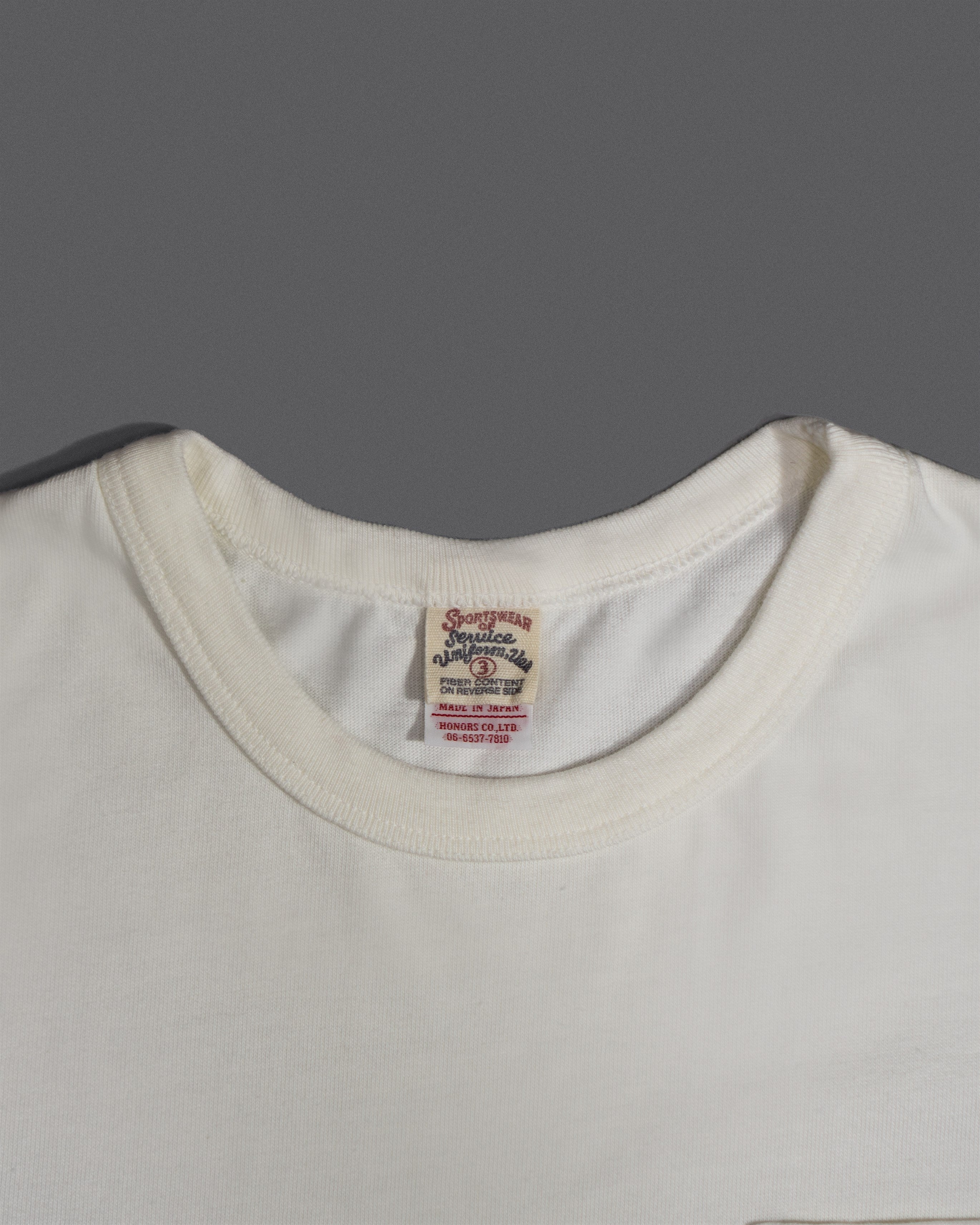 Ramayana Crew-Neck Pocket T-Shirt 65RR | White – The Signet Store