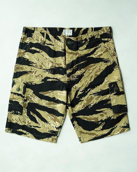 Tiger Camouflage Shorts / Gold Tone - Washed | MP20002