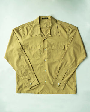 Open image in slideshow, Open Collar Shirt L/S | Mustard
