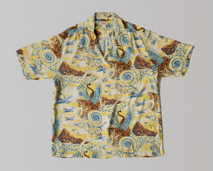 Open image in slideshow, Rayon Hawaiian Shirt / Flying Tigers | MS21001
