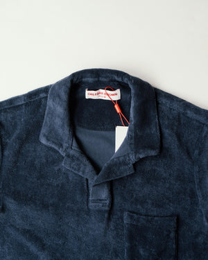 Open image in slideshow, Terry Towelling Polo | Navy
