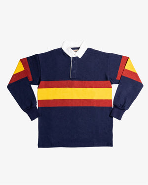 Navy Climber's Striped Rugby Shirt | MC21021