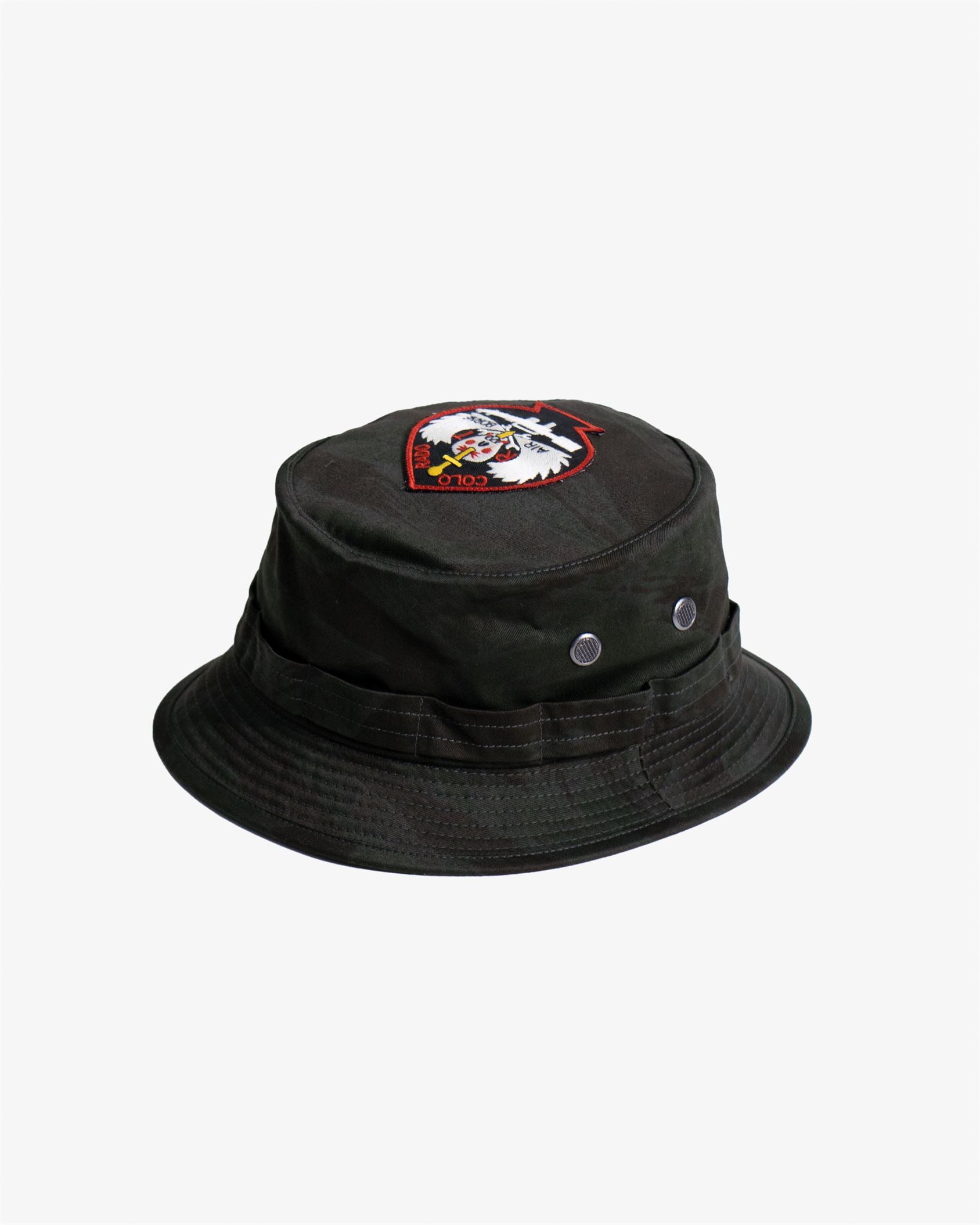 Tiger Camouflage Boonie Hat / Black-Overdye | MA22002
