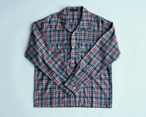 Open image in slideshow, Open Collar Shirt | MB011, Muller &amp; Bros. - The Signet Store
