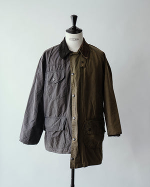Open image in slideshow, Recrafted Two-Tone Hunting Jacket | Barbour Gamefair
