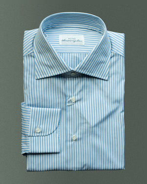 Butcher Stripe Shirt | Light Blue