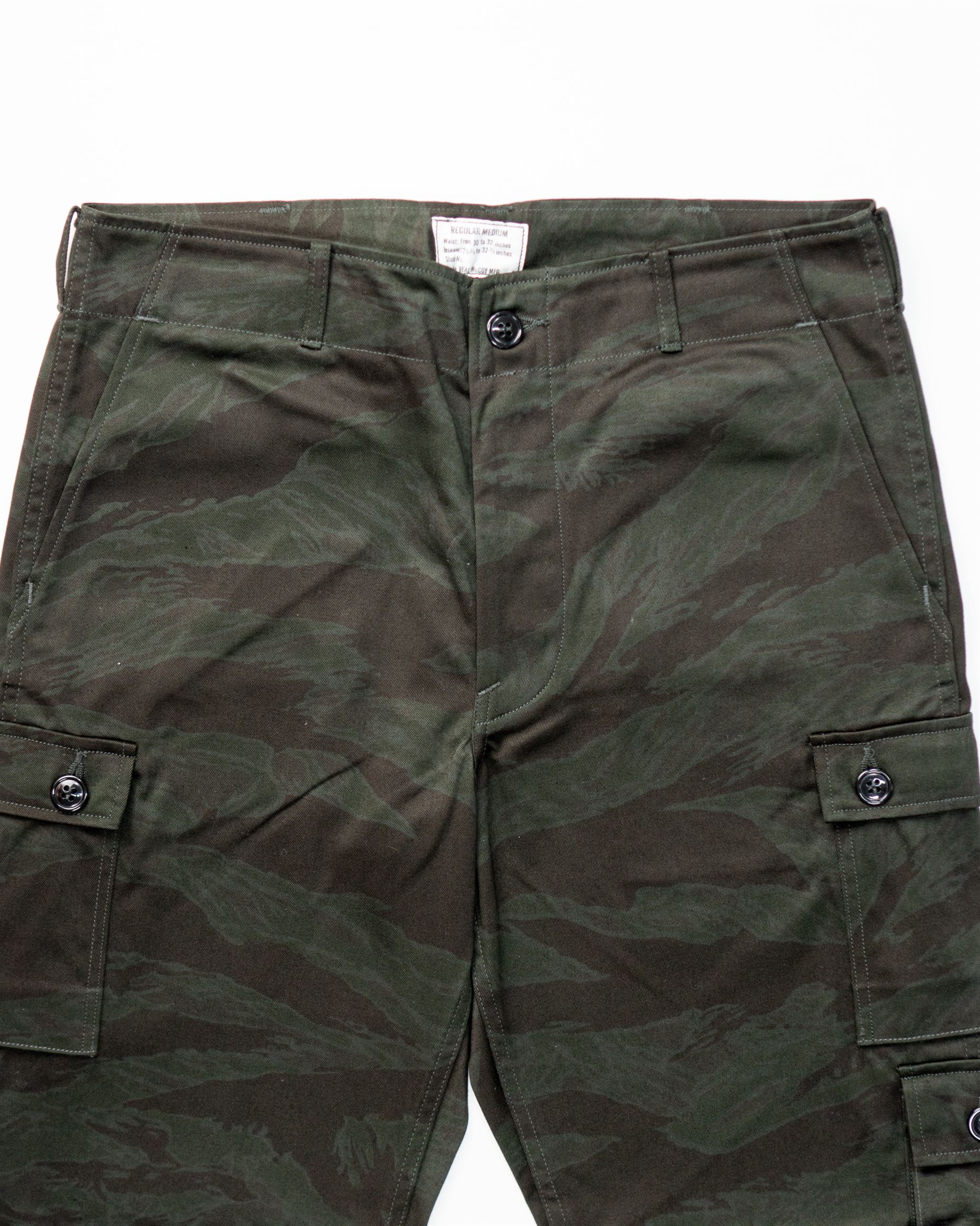 Tiger Camouflage Trousers / Black Overdye | MP22003