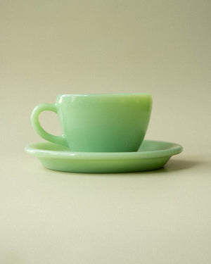 Open image in slideshow, Condition &quot;B&quot; | G-319 Narrow Rim Cup + G-295 Saucer
