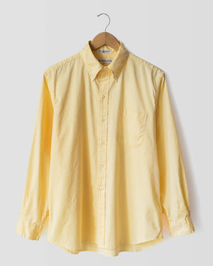 Open image in slideshow, Yellow Pinpoint Oxford Shirt
