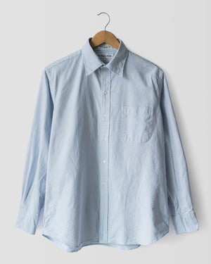 Open image in slideshow, Light Blue Stripe Oxford Shirt
