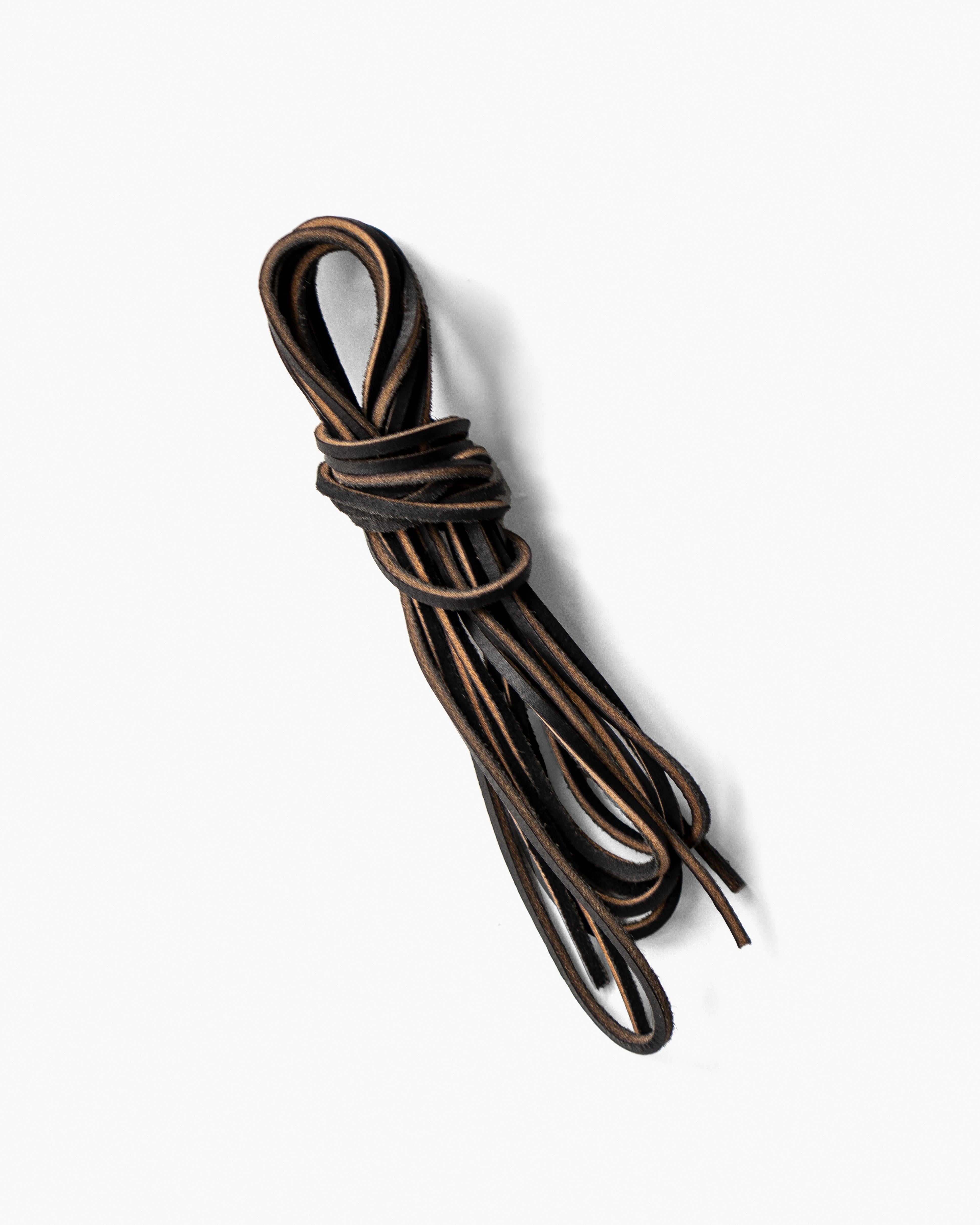 Black Rawhide Leather Laces – The Signet Store