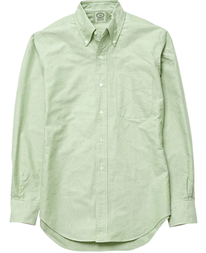 Open image in slideshow, Vintage Ivy Archives Button Down Oxford Shirt - WKGS1941 | Avocado Green
