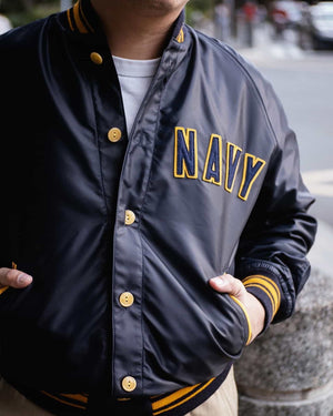 Open image in slideshow, Military Athletic Jacket | MJ19009, The Real McCoy&#39;s - The Signet Store
