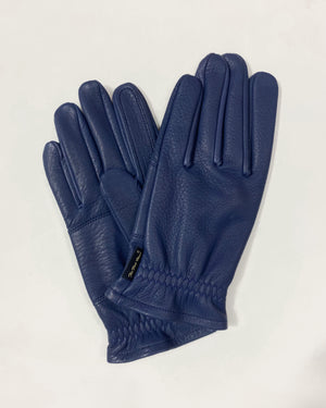 Open image in slideshow, Deerskin Gloves FN-GG-L001 | Navy
