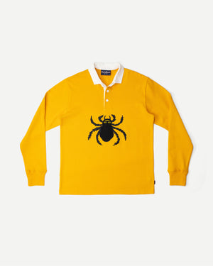 Arachne Spider Rugby Shirt | Yellow
